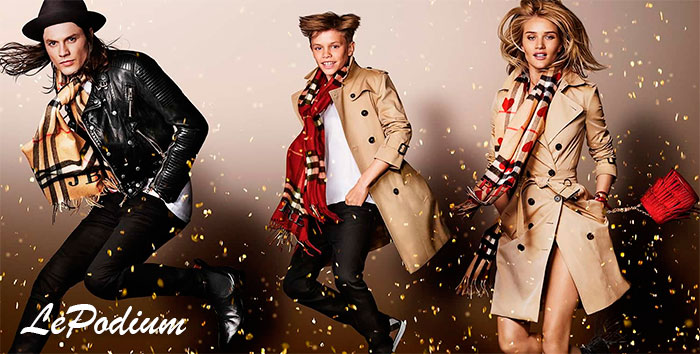 Фото для рекламной кампании Burberry