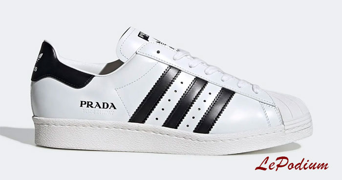 Коллаборация Prada и Adidas - кроссовки Superstar