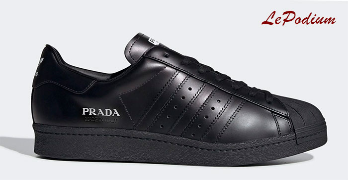 Коллаборация Prada и Adidas - кроссовки Superstar